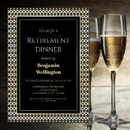 Convites Partido da Reforma Branco Negro e Janto Dourado