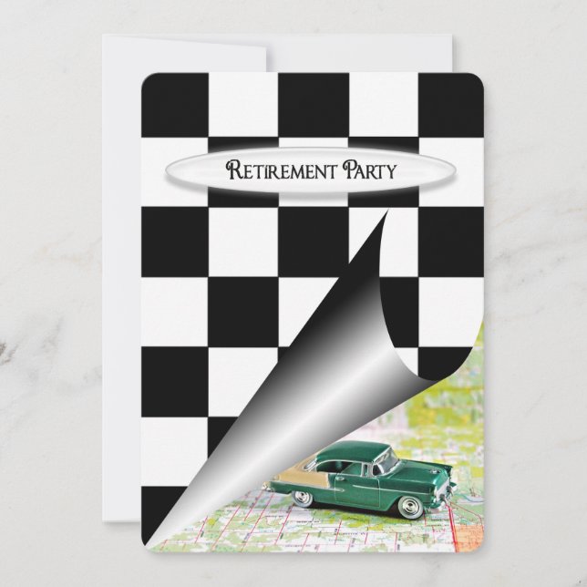 Convites Partido da Reforma com Carro Antigo (Frente)