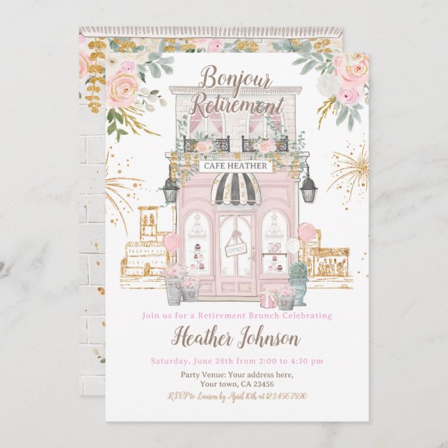 Convites Partido da Reforma de Paris (Frente/Verso)