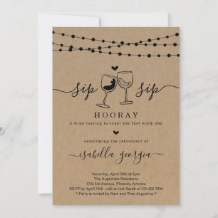 Convites Partido da Reforma do Provando de Vinho