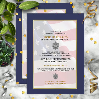 Convites Partido da Reforma Militar de Silver Oak Leaf