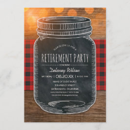 Convites Partido da Reforma Russa - Chalkboard Mason Jar