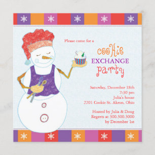 Convites Partido da troca do biscoito do feriado do