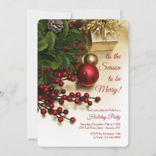 Convites Partido das Berries Holiday