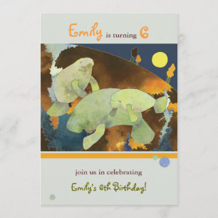 Convites Partido de aniversário de criança da família do