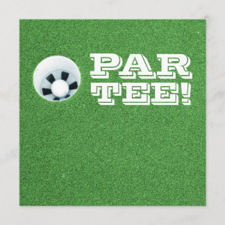 Convites Partido de aposentadoria - tema do golfe -