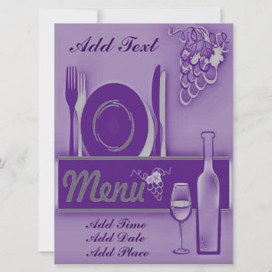 Convites Partido de comensal Initations