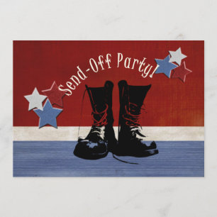 Convites Partido de Envio de Boots do Exército
