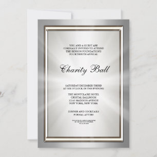 Convites Partido de Evento Corporativo Silver