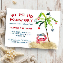 Convites Partido de Férias Tropicais de Palma de Caranguejo