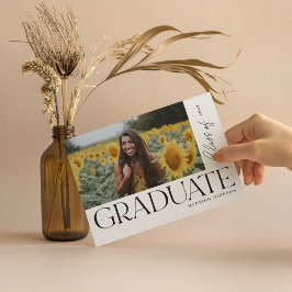 Convites Partido de Foto para Graduação de Formando de Tipo