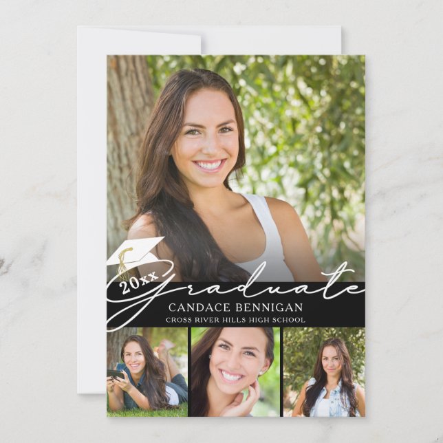 Convites Partido de Fotografia 5 do Script de Formando Mode (Frente)