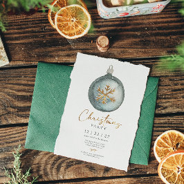 Convites Partido de inverno minimalista do Enfeites de nata