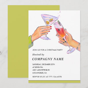 Convites Partido de Natal da Elegant Company - Cocktail