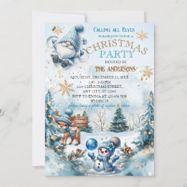 Convites Partido de Natal Elegante Moderno