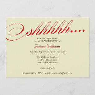 Convites Partido de surpresa