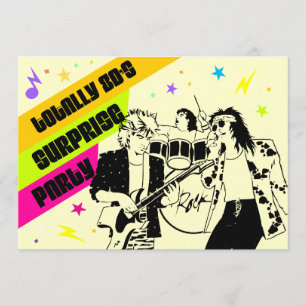 Convites partido de surpresa do anos 80