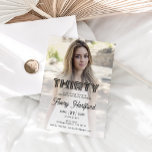 Convites Partido do aniversário de 30 anos de Fotografias R<br><div class="desc">Convite de festas de Fotografia Retroativa Moderna</div>