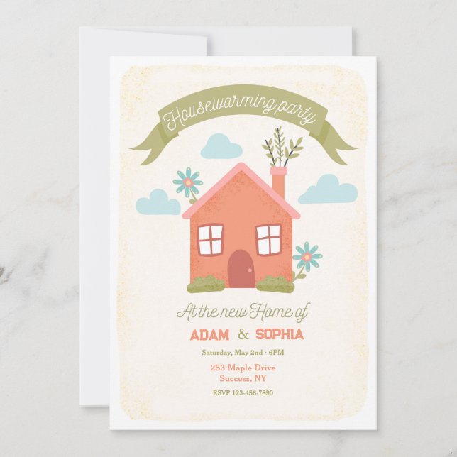 Convites Partido do Aquecimento Doméstico (Frente)