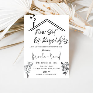 Convites Partido Do Aquecimento Doméstico Novo Conjunto De