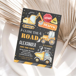 Convites Partido do Caminhão de Construção