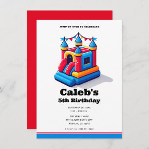 Convites Partido do Castelo de Crianças - Festa de Aniversá