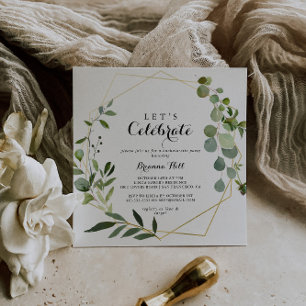 Convites Partido do Celebrado de Vamos Tropicais Geométric