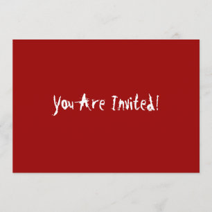 Convites Partido do Dia das Bruxas do assassino em série