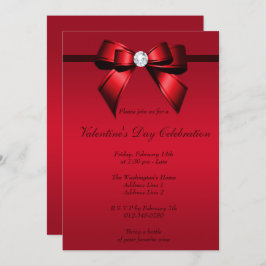 Convites Partido do Dia de os namorados Romântico de Gem e