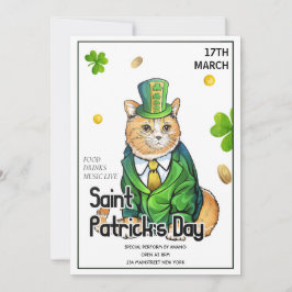 Convites Partido do Dia de São Patrício