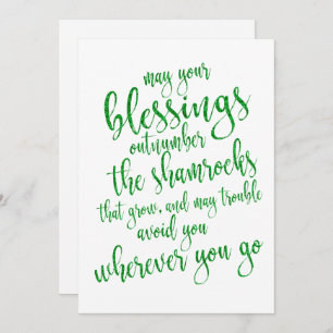 Convites Partido do Dia de São Patrício Verde legal