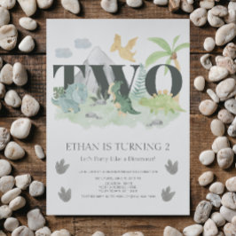 Convites Partido do Dinossauro da Coloração da Água do segu