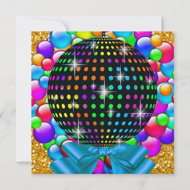 Convites Partido do Disco Natal - SRF (Frente)