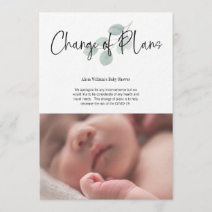 Convites Partido do Facebook para Mudança de Planos no Chá