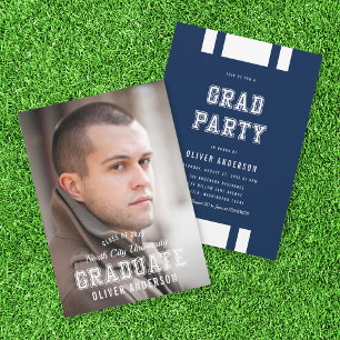Convites Partido do Formando de Fotografias com Variação de