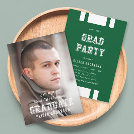 Convites Partido do Formando de Fotografias com Variação de