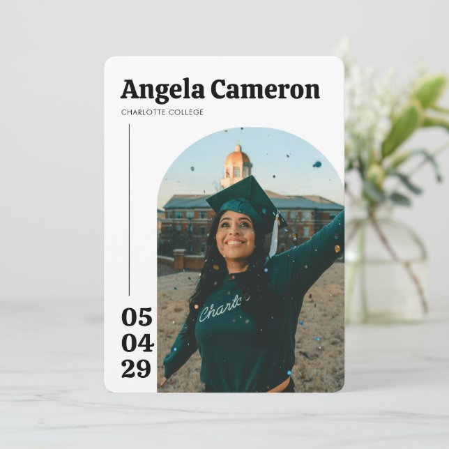 Convites Partido do Formandos Moderno (Em pé/Frente)