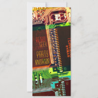 Partido do Geek Retroativo ・ Pcb eletrônico colori