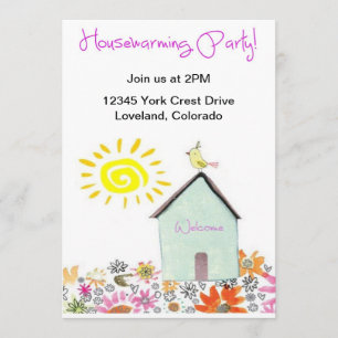 Convites Partido do Housewarming!