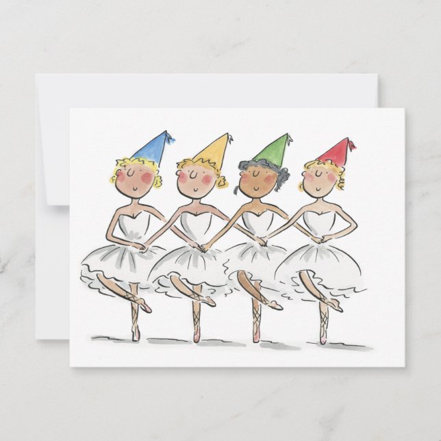 Convites Partido do Lago Swan (Frente)