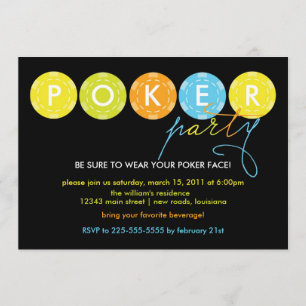 Convites Partido do Poker