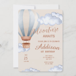 Convites Partido do primeiro aniversario de Aventura Replet