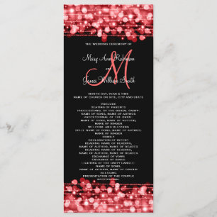 Convites Partido do Programa Casamento Faíscas Vermelhas