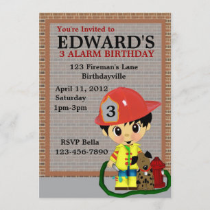 Convites Partido do sapador-bombeiro