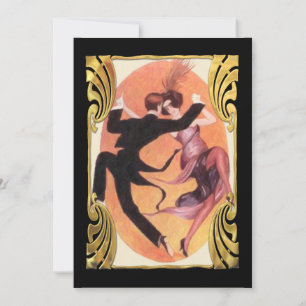 Convites Partido dos Cocktail, Casal de dança dos anos 20