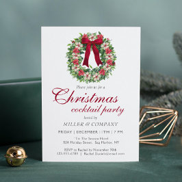 Convites Partido dos Cocktail de Natal