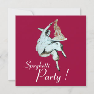 Convites PARTIDO ESPAGHETTI, janto ITALIANO KITCHEN, brunch