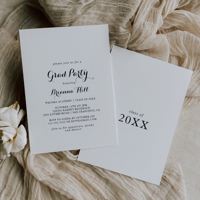 Convites Partido Formando da Caligrafia Moderna (Criador carregado)