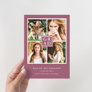 Convites Partido Formando de Colagem de Fotos do Gabinetes 