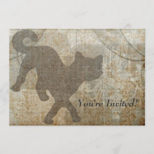 Convites Partido francês do adulto do candelabro da